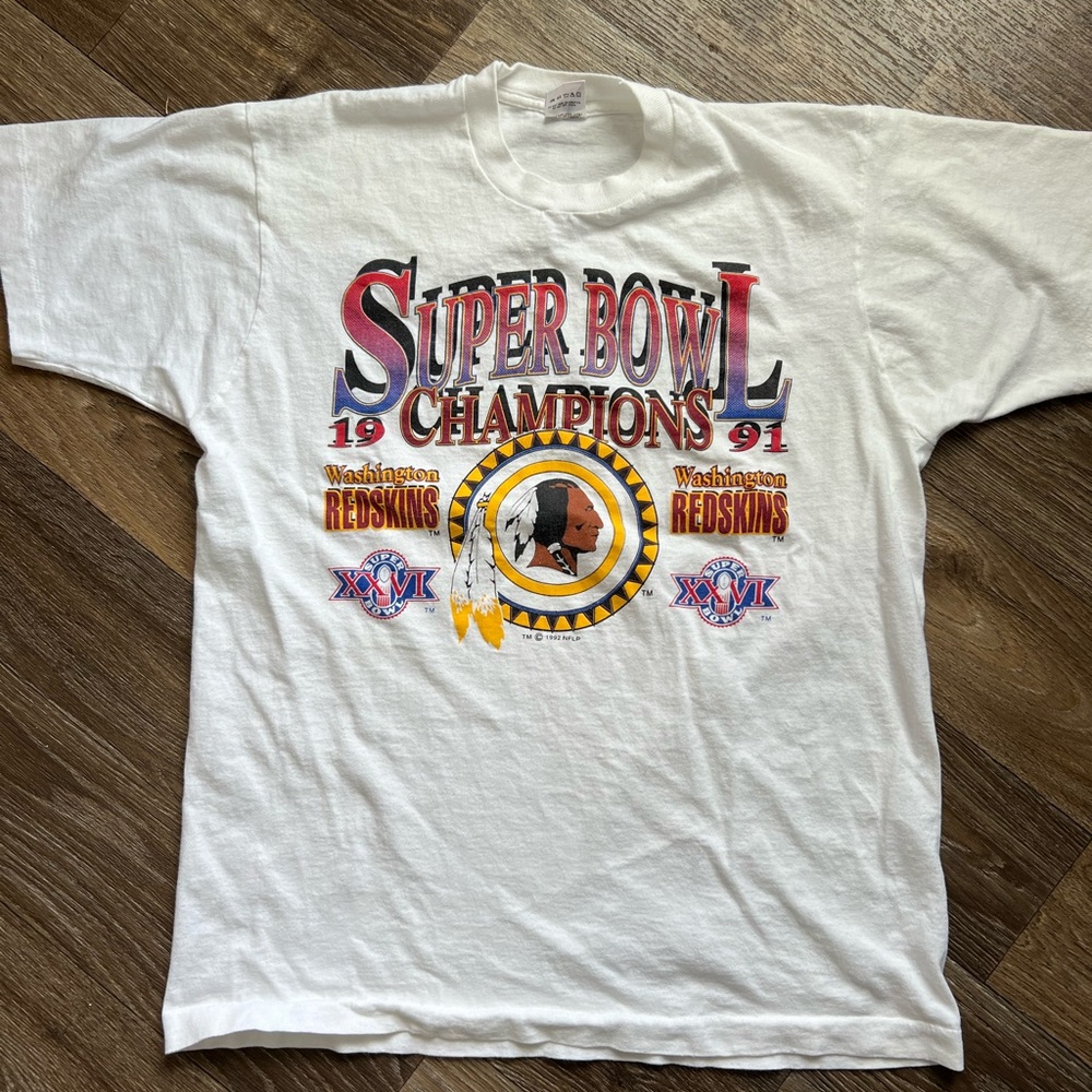 Fruit of the Loom White Super Bowl Champions Tee